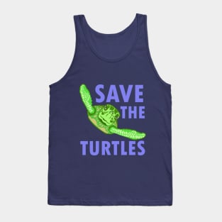 Save the Turtles Tank Top